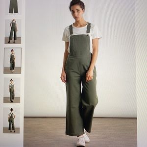 Olive Green Bridge & Burn Roscoe Overalls Size 30